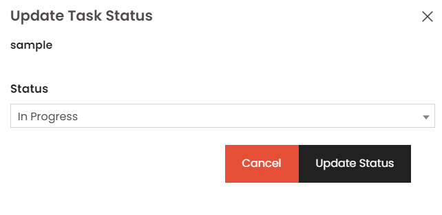 Status Modal